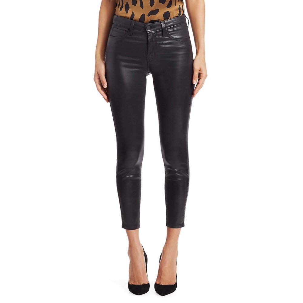 L’AGENCE Margot Coated Ankle Skinny